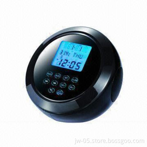 Multiple-function Portable Speaker with SD/MMC Card Slot, Alarm Clock and Snooze Function